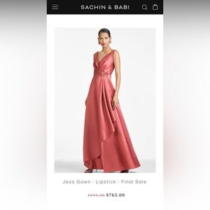 Sachin & Babi Jess gown